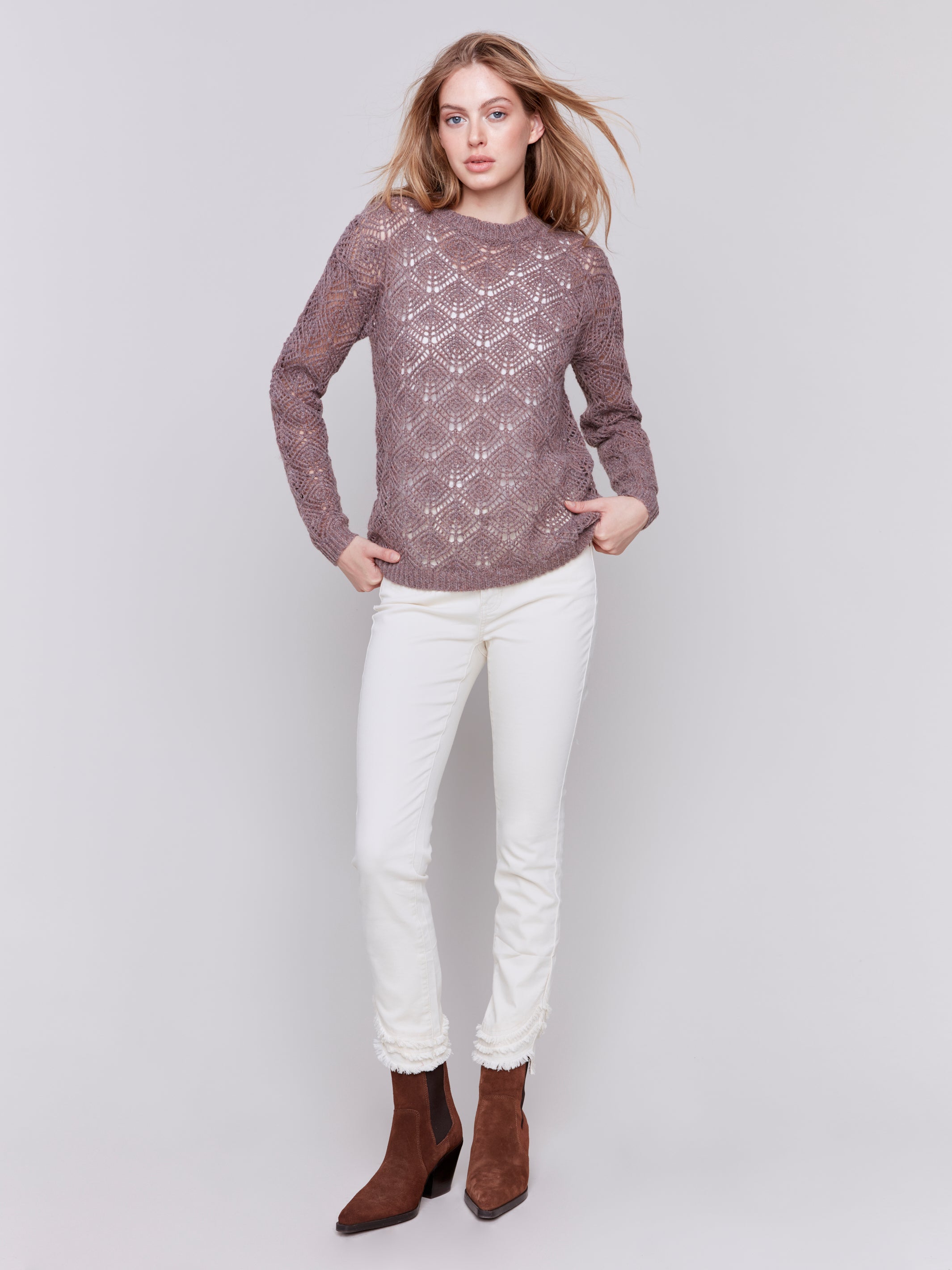 Crochet Knit Sweater