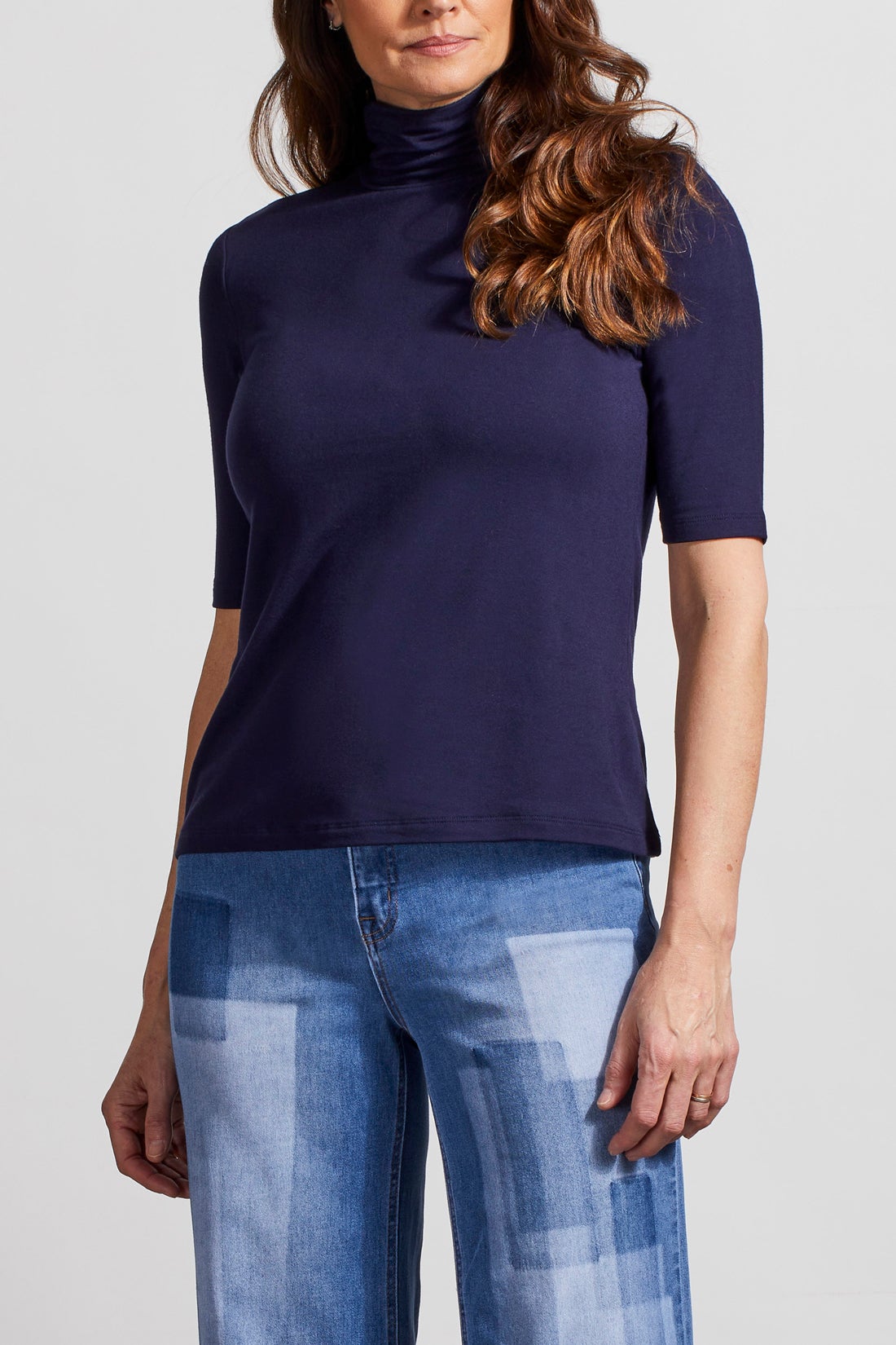 Mock neck elbow sleeve sales